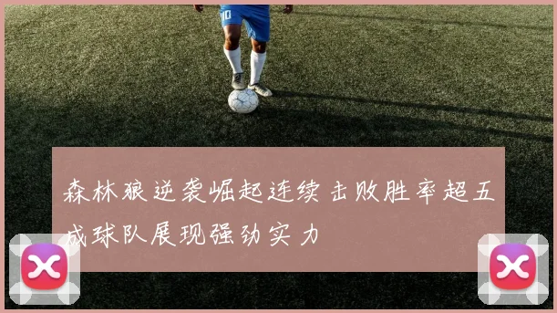 森林狼逆袭崛起连续击败胜率超五成球队展现强劲实力