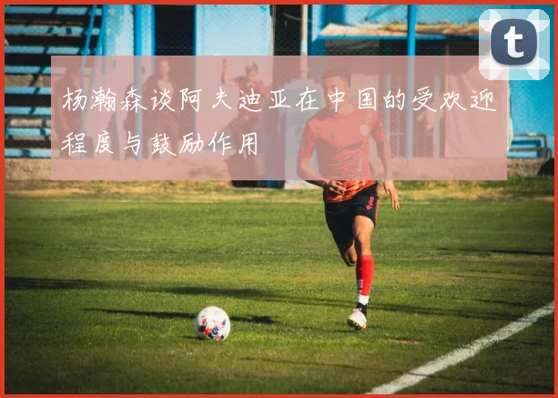 杨瀚森谈阿夫迪亚在中国的受欢迎程度与鼓励作用